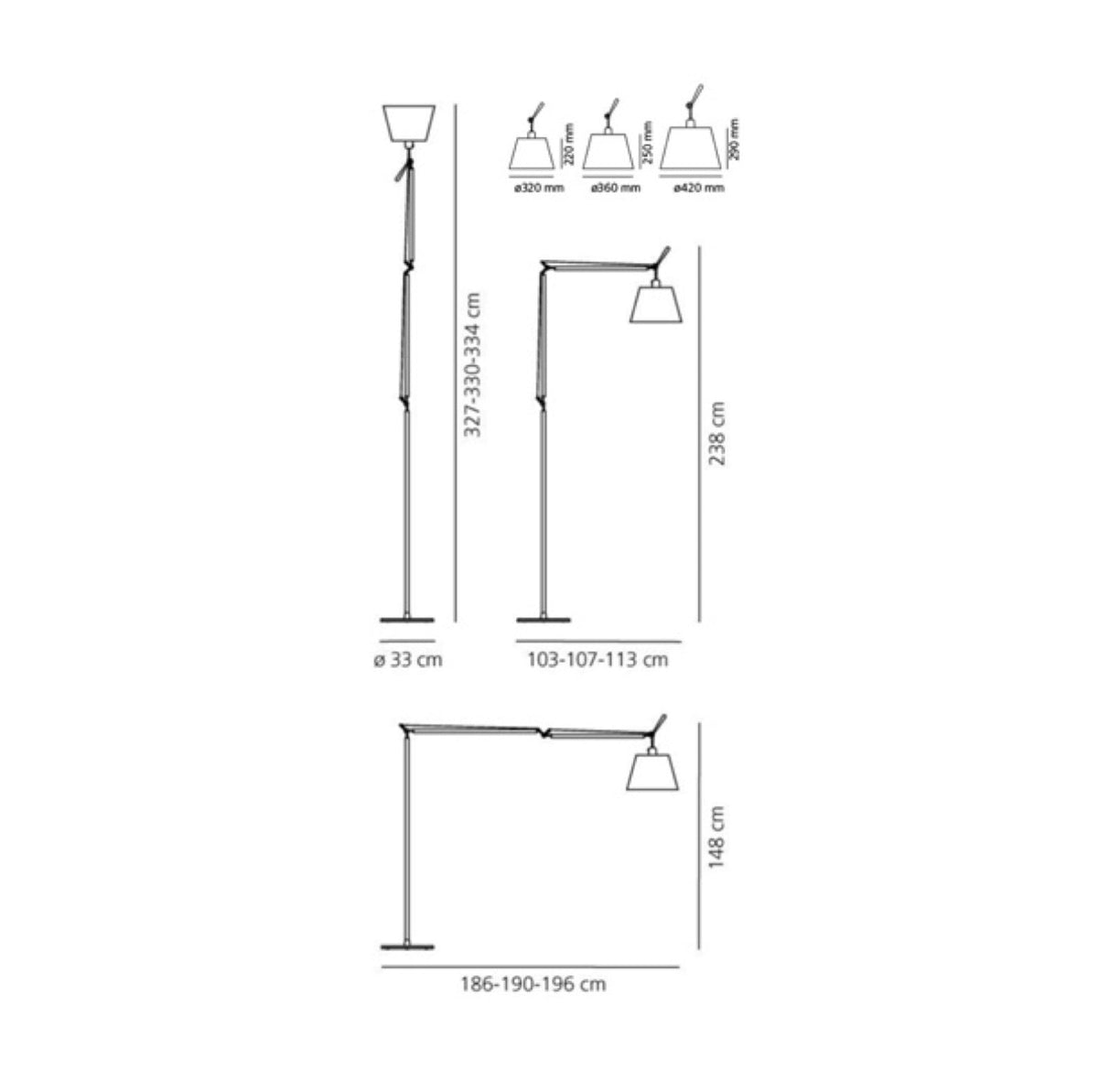 Artemide Tolomeo Mega Floor Lamp
