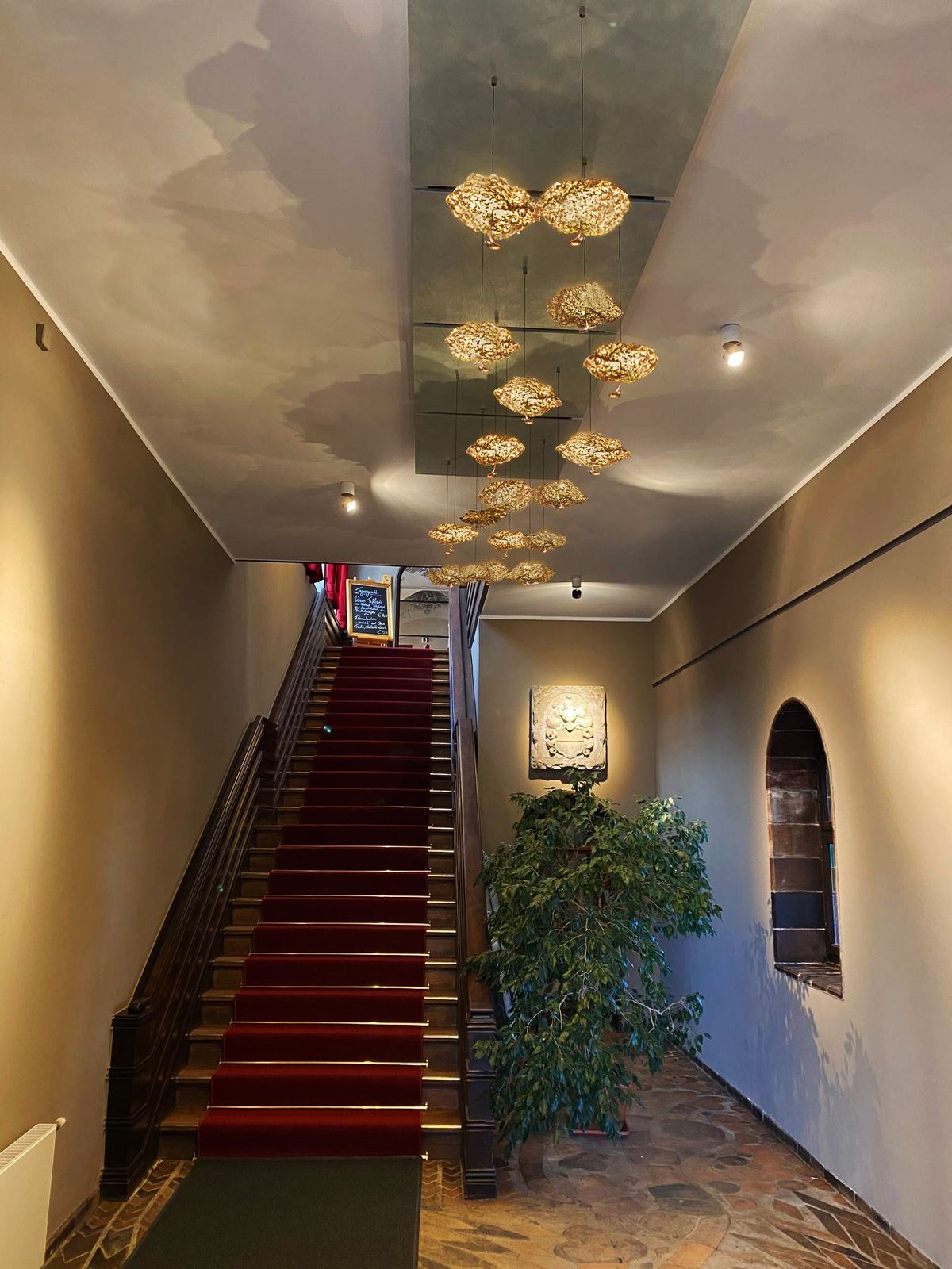 Catellani & Smith Gold Moon Chandelier Suspension Lamp