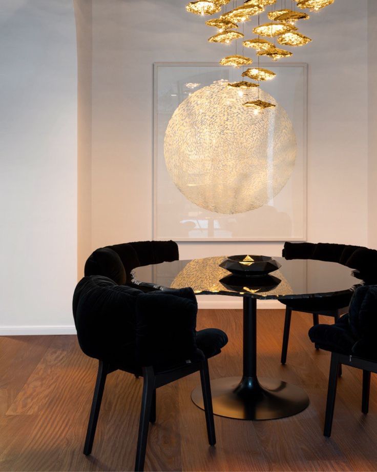 Catellani & Smith Gold Moon Chandelier Suspension Lamp
