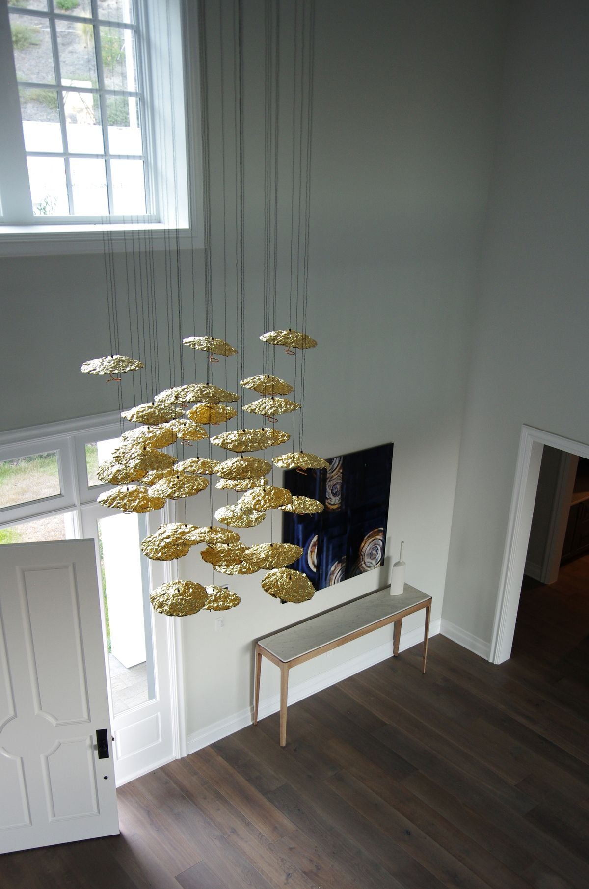 Catellani & Smith Gold Moon Chandelier Suspension Lamp